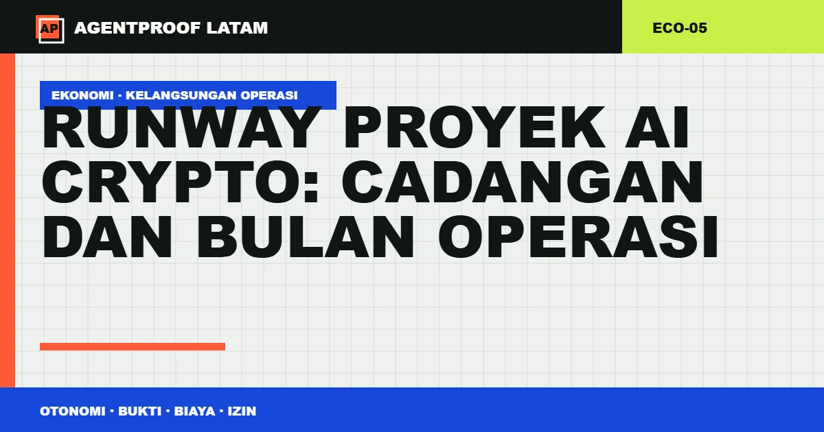 Runway proyek AI Crypto: cadangan dan bulan operasi